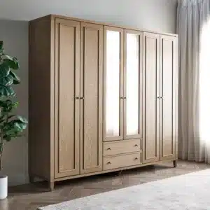 خزانة ملابس 6 أبواب من نثراس