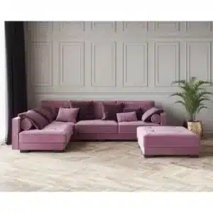 كنب زاوية جوجو باللون البنفسجي