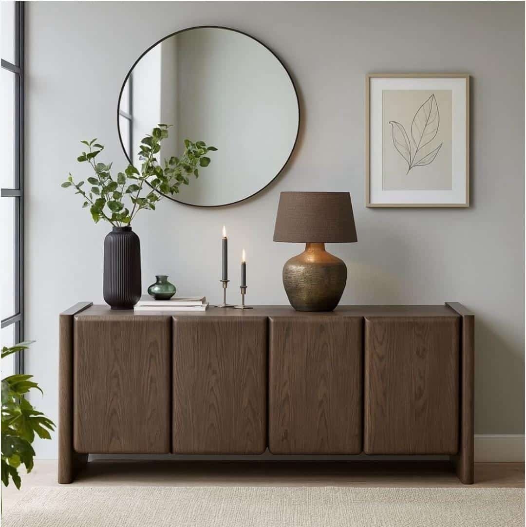 بوفيه الينار خشبي فاخر (1) بوفيه الينار خشبي فاخر