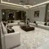 طقم كنب السرايا 6 قطع، بتصميم فاخر، لغرفة المعيشة