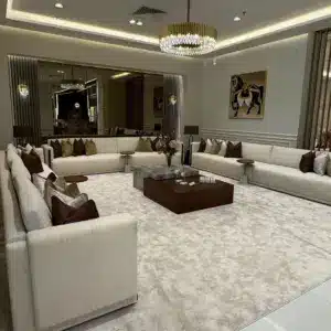 طقم كنب السرايا 6 قطع، بتصميم فاخر، لغرفة المعيشة