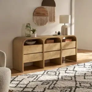 تسريحة غرفة نوم 6 أدرج